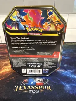Mega Charizard Ex Tin - Mega Charizard Y EX Promo - Pokemon Sealed!**Fast Ship** - Image 2