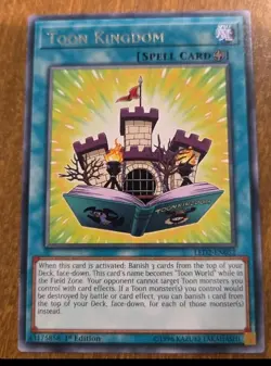 Yugioh Toon Kingdom LED2-EN052 Rare 1st Ed NM - Image 1