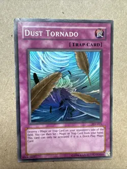 Dust Tornado PSV-011 Pharaoh's Servant Yu-Gi-Oh! Card SUPER RARE - Image 1
