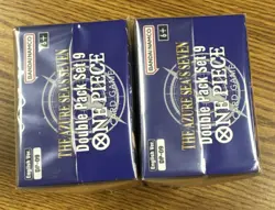 (2) One Piece TCG: Double Pack Set 9 The Azure Sea's Seven FACTORY SEALED Boxes - Image 5