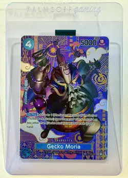 Gecko Moria (SP) ST03-004 - One Piece TCG- Alternate Art - OP08 - Two Legends NM - Image 1