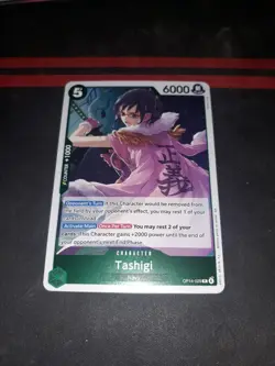 Tashigi OP14-029 The Azure Sea's Seven Foil One Piece Trading Card Game English - Image 1
