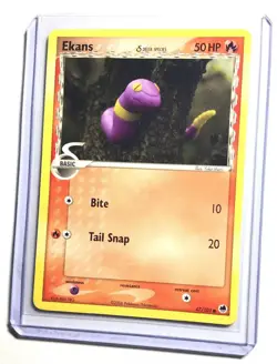 EKANS - 47/101 - EX Dragon Frontiers - Common - Pokemon Card - NM - Image 1