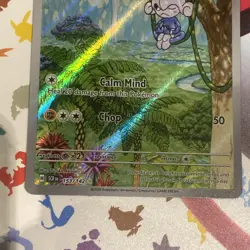 Pokemon Stellar Crown Meditite Full Art Card 153/142 Scarlet Violet NM - Image 3