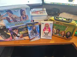 HUGE Lot of WWE Cards Sealed / Open / includes in box and Money in the Bank Case - Image 1
