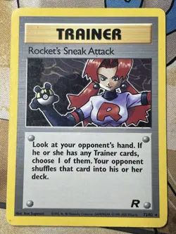 Pokemon TCG Rockets Sneak Attack Card 72/82 MP - Image 1