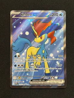 Pokemon TCG Keldeo White Flare Full Art Ultra Rare Card 159/086 - Image 1