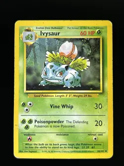 Ivysaur - 30/102 - Uncommon - Base Set - Pokemon Card - HP - Image 1