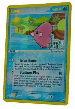 Luvdisc 7/100 Reverse Holo Rare Crystal Guardians Stamped NM+ With eBay Shipping - Image 2