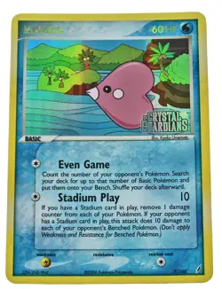 Luvdisc 7/100 Reverse Holo Rare Crystal Guardians Stamped NM+ With eBay Shipping - Image 3