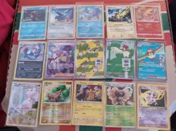 Pokemon TCG Mix 15 Card Lot -Mew,Mr Mime Illustration Rares Vintage - Image 1