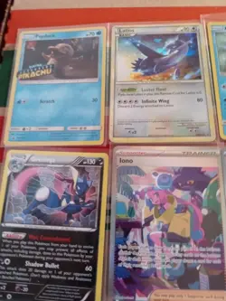 Pokemon TCG Mix 15 Card Lot -Mew,Mr Mime Illustration Rares Vintage - Image 2