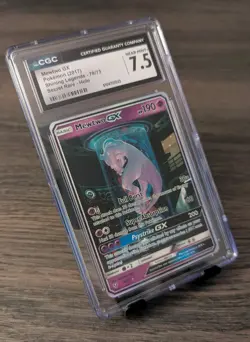Pokemon Mewtwo GX Secret Rare 78/73 Shining Legends CGC 7.5 NEAR MINT+ - Image 2