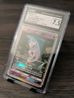 Pokemon Mewtwo GX Secret Rare 78/73 Shining Legends CGC 7.5 NEAR MINT+ - Image 3