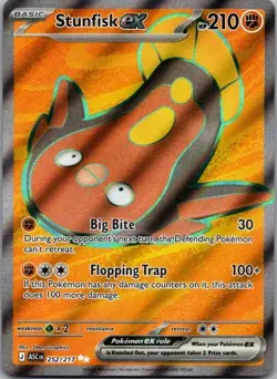 Pokemon TCG Stunfisk ex Ultra Rare ME: Ascended Heroes 252/217 NM - Image 1