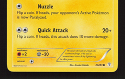 Pokemon TCG Pikachu 26/83 Generations Regular LP Condition 2016 non holo - Image 4