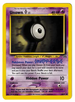 Unown [I] - 68/75 - Neo Discovery - Pokemon TCG - Image 1