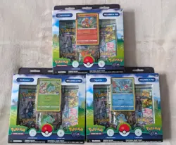 Pokemon Go Pin Collection Box Set of 3 - Bulbasaur, Squirtle, Charmander Sealed! - Image 1