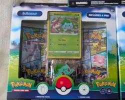 Pokemon Go Pin Collection Box Set of 3 - Bulbasaur, Squirtle, Charmander Sealed! - Image 3