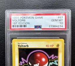 Pokemon Voltorb Base Set Shadowless 1st Edition #67 PSA 10 Gem Mint - Image 4