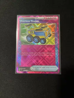 Precious Trolley Holo ACE SPEC Rare SV08: Surging Sparks 185/191 NM - Image 1