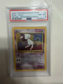 Pokemon Mew TCG Black Star Promo 2000 PSA 8 - Image 1