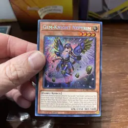 Yugioh! Gem-Knight Nepyrim BLMM-EN021 Secret Rare 1st Edition NM - Image 2