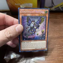 Yugioh! Gem-Knight Nepyrim BLMM-EN021 Secret Rare 1st Edition NM - Image 5