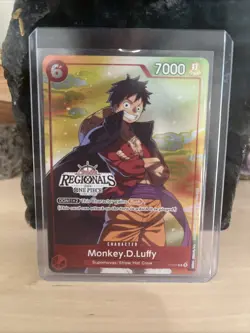Monkey.D.Luffy P-001 Online Regional 2024 Vol. 2 One Piece Promotion Cards Foil - Image 1