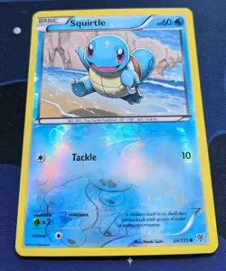 Squirtle 24/135 Reverse Holo Pokemon Card Pokemon TCG BW Plasma Storm NM - Image 2