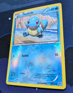 Squirtle 24/135 Reverse Holo Pokemon Card Pokemon TCG BW Plasma Storm NM - Image 3