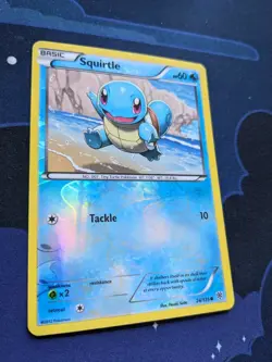 Squirtle 24/135 Reverse Holo Pokemon Card Pokemon TCG BW Plasma Storm NM - Image 4