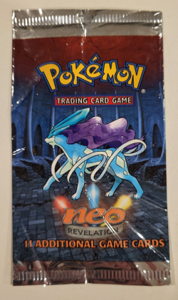 EMPTY Pokemon Neo Revelation Pack. NO CARDS INCLUDED - Image 1