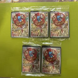 2025 Pokemon TCG Riolu 10 MEP EN Black Star Promo Card Near Mint 5 pcs - Image 1