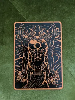 Manamoon YuGiOh Eldlich Bleach Vasto Lord Ichigo Orange Metal Field Center Card - Image 1