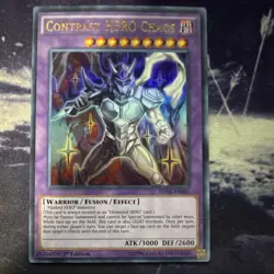 Yu-Gi-Oh! Contrast HERO Chaos SDHS-EN041 1st Edition Fusion Effect Card - Image 1