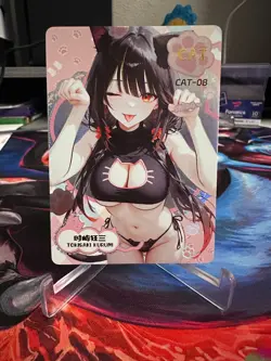 Goddess Story Femme Fatale Tokisaki Kurumi CAT-08 Date A Live Anime Waifu Card - Image 1