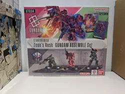Gundam Card Game Zeon's Rush Starter Deck Assemble Set ST03A NEW ENGLISH Bandai - Image 1