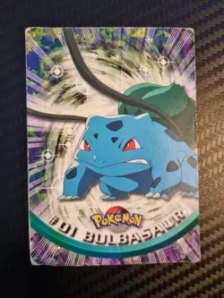 POKEMON TOPPS TRADING CARDS SERIES 1 1999 BULBASAUR #01 - Image 1