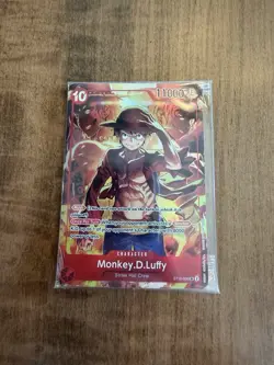 Monkey.D.Luffy (Treasure Booster Set) ST10-006 One Piece Promotion Cards Foil - Image 1