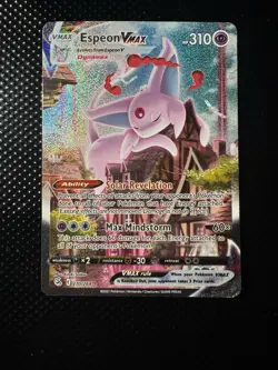 Espeon VMAX SWSH Fusion Strike Secret Rare Alt Art Pokemon Card 270/264 - Image 1
