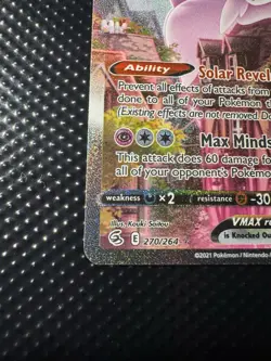 Espeon VMAX SWSH Fusion Strike Secret Rare Alt Art Pokemon Card 270/264 - Image 5