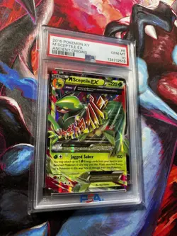 PSA 10 GEM MINT M Sceptile Ex 2015 XY Ancient Origins 8/98 Pokemon Card - Image 2