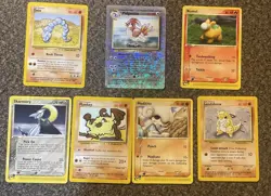 Lot Of Vtg 2002-03 Pokemon Cards Foil Pidgeotto Skarmory Numel - Image 1
