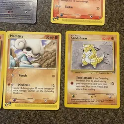Lot Of Vtg 2002-03 Pokemon Cards Foil Pidgeotto Skarmory Numel - Image 3