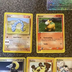 Lot Of Vtg 2002-03 Pokemon Cards Foil Pidgeotto Skarmory Numel - Image 5