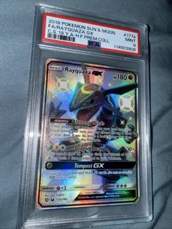 2018 POKEMON SUN & MOON CELESTIAL STORM #177A/168 RAYQUAZA PROMOS - Image 1
