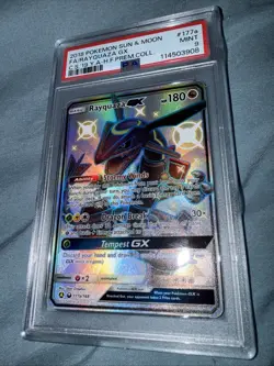 2018 POKEMON SUN & MOON CELESTIAL STORM #177A/168 RAYQUAZA PROMOS - Image 3