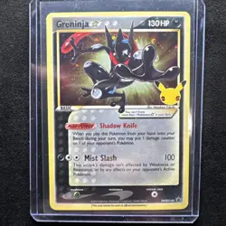 Pokemon TCG Greninja Gold Star SWSH144 Celebrations Black Star Promo - Image 1