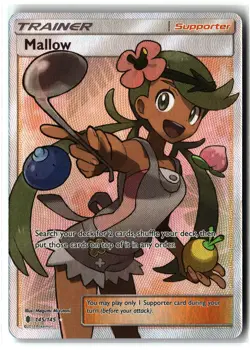 Mallow ⭐ 145/145 Holo Rare Ultra Guardians Rising 2017 Pokemon NM/LP - Image 1